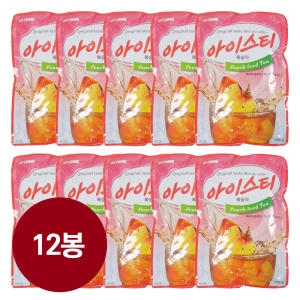 희창유업 희창 아이스티 복숭아 900g (12개)_이미지