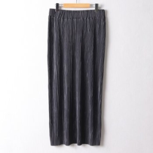 아이우먼 심플플리츠롱스커트 RAF175M509 빅사이즈