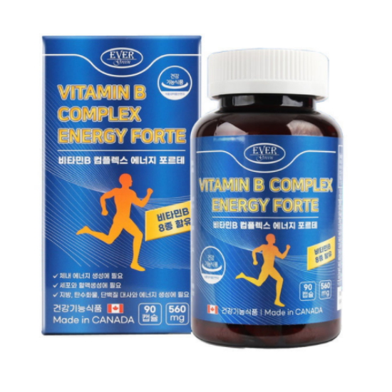 에버그린 비타민B 컴플렉스 에너지 포르테 90캡슐 (3개)