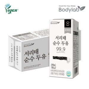 바디랩 서리태 순수<b>두유</b> 99.9 190ml