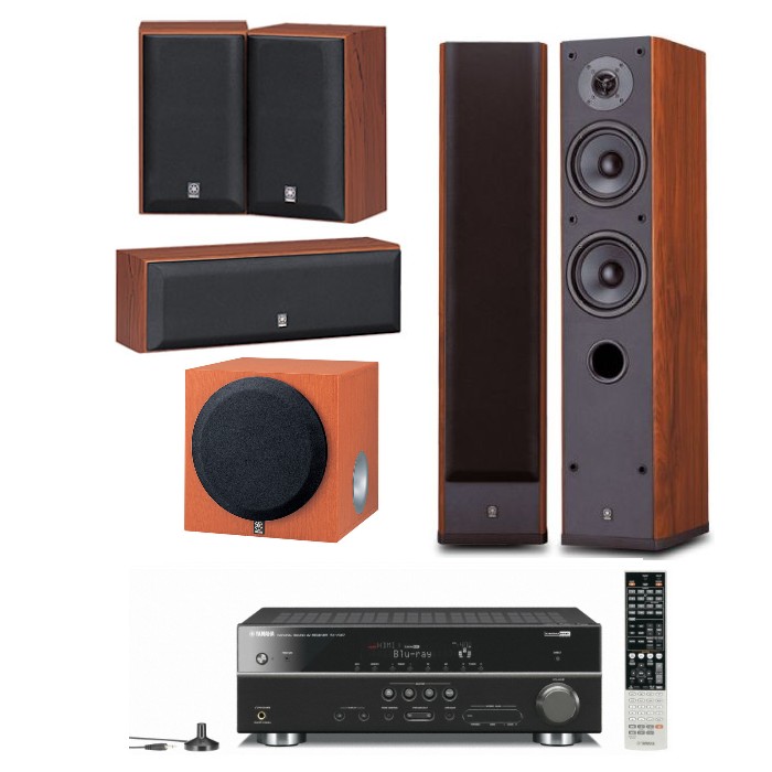 야마하 NS-8900 5.1채널 + 야마하 AV리시버 (RX-V567, YST-SW012)