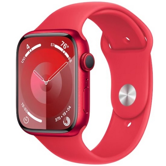 APPLE 워치 시리즈9 45mm 레드 알루미늄 (스포츠밴드)_이미지