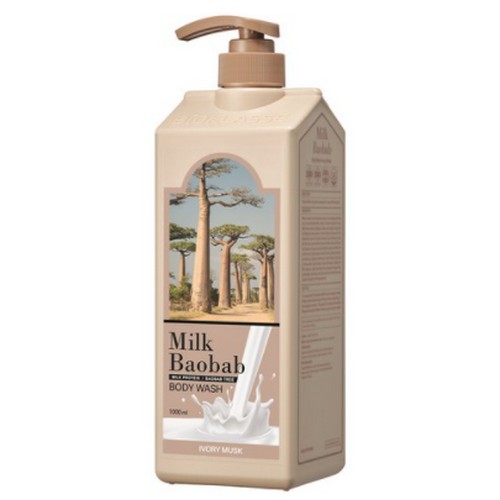 밀크바오밥 바디워시 아이보리머스크 1000ml (4개)_이미지