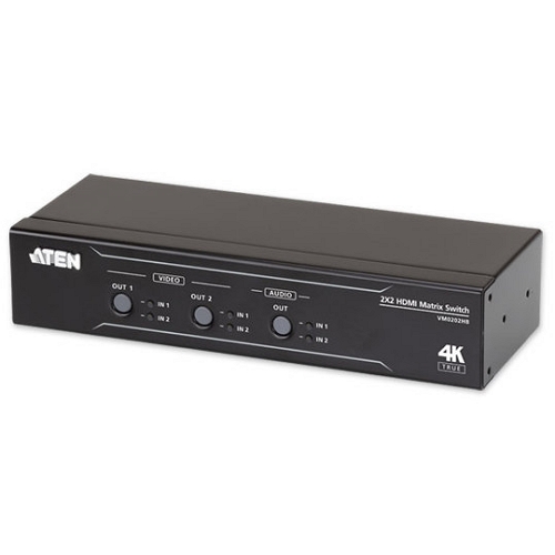 ATEN VM0202HB 2x2 True 4K HDMI 매트릭스 스위치_이미지
