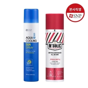  엠솔릭 드라잉 디펜더 올인원 + SNP 선 스프레이 2종세트