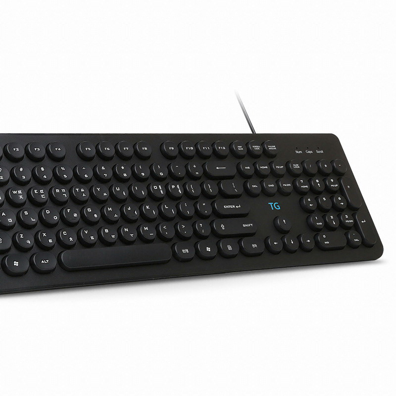 TG삼보 TG-K8600U 아이솔레이션 유선 키보드 (블랙)_이미지