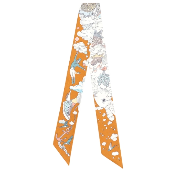 에르메스 쉬르 몬 뉘아쥬 트윌리 (카라멜 그리 블루)