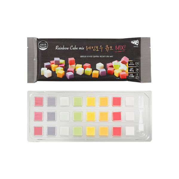 단미푸드 레인보우큐브믹스 치즈 80g (3개)_이미지