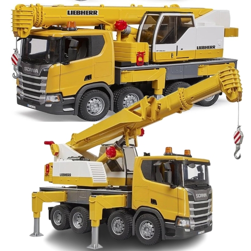 브루더 스카니아 슈퍼 560R 크레인 트럭 중장비 자동차 장난감 BR03571_이미지