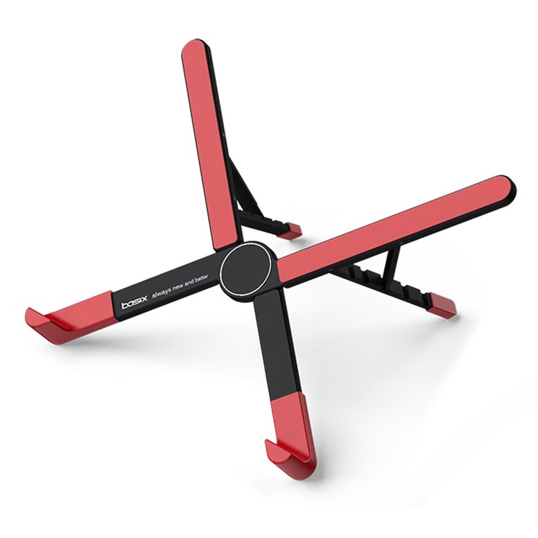 basix EASY CARRY X 접이식 노트북 거치대 (레드)_이미지