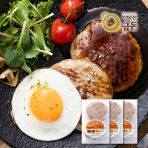 엔젤쿡  건강담은 치악산 금돈 떡갈비맛 스테이크 세트