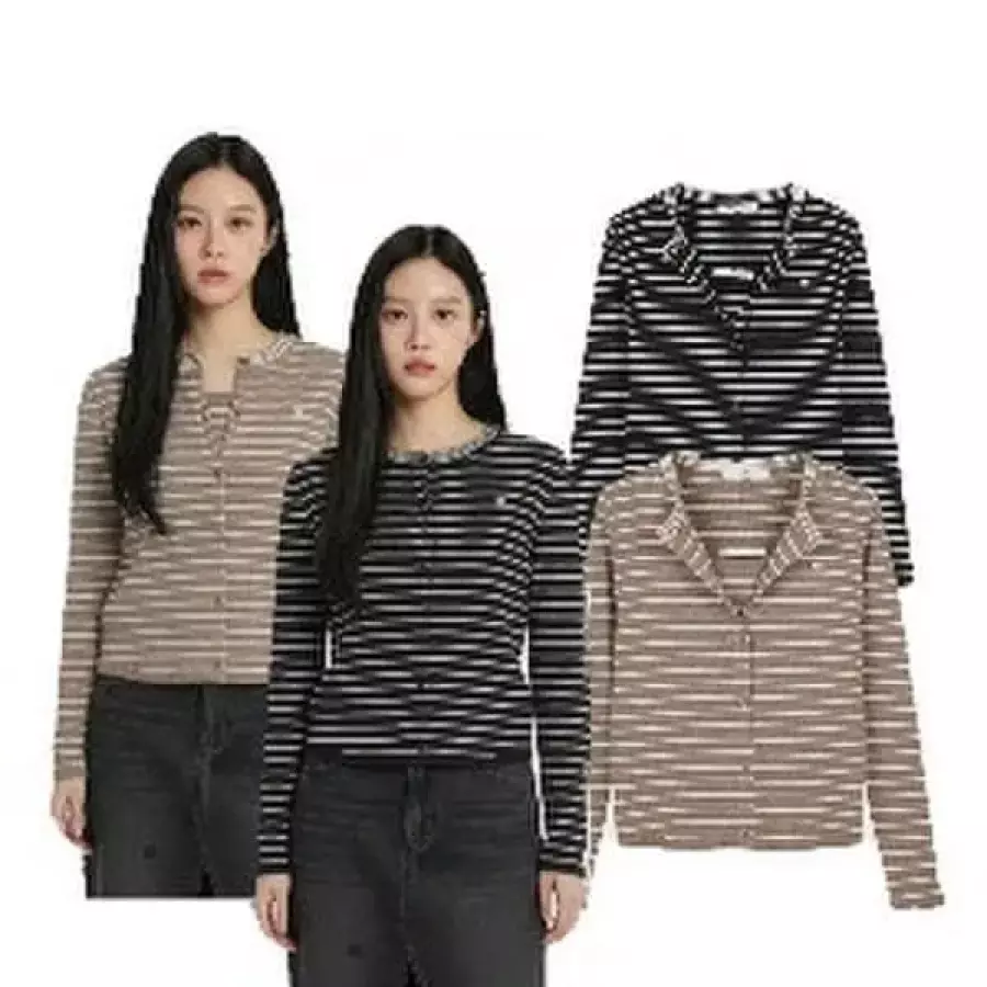 여성스트라이프로고가디건셋업 10560-140-201-45AB-SH 1454789