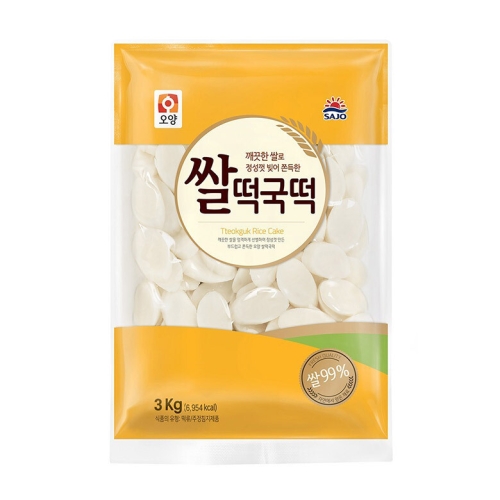 사조 푸른들마켓 쌀떡국떡3kg