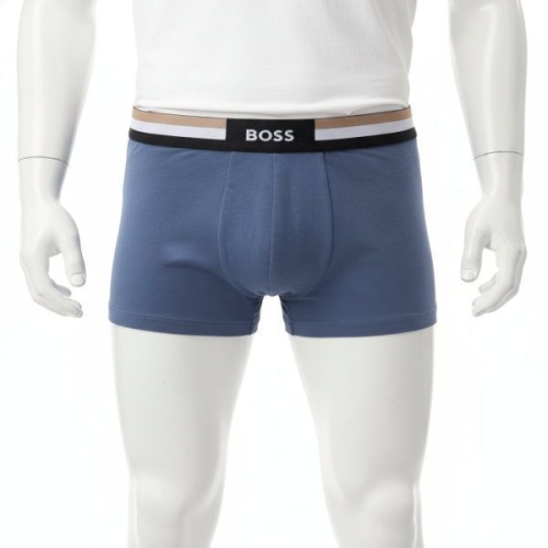 휴고보스 25 Three-pack of cotton-blend trunks with signature stripe 50516542-..