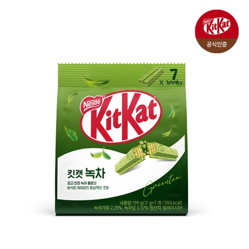 네슬레 킷캣 녹차 119g (1개)