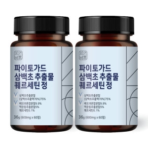 자연바름 파이토 가드 삼백초 추출물 퀘르세틴정 60정 (2개)_이미지