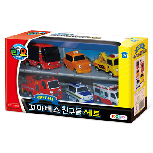 아이코닉스 꼬마버스 타요 스페셜 꼬마버스 친구들 세트(6종)_이미지