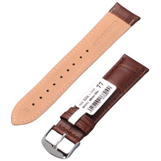 가죽 시계줄 (브라운)