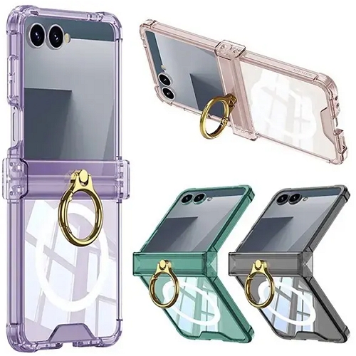 수나르 갤럭시Z 플립7 맥세이프 베이직 힌지보호 링 범퍼 케이스