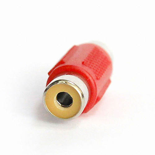 탑라인에이치디 HDTOP RCA F/F 연장 젠더 레드 (1개, HT-R05)_이미지