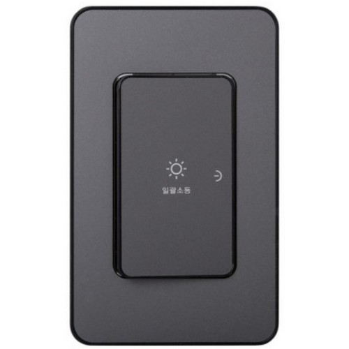 제일전기공업 디아트플러스 1구 일괄소등 스위치 메탈그레이 HN1465