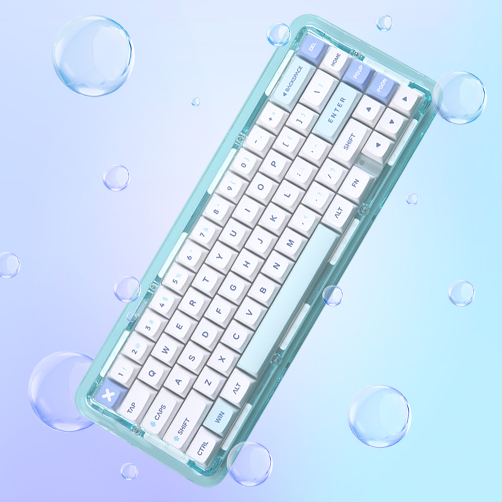 몬스타 몬스타기어 아쿠아67 유무선 기계식 (스카이블루)_이미지