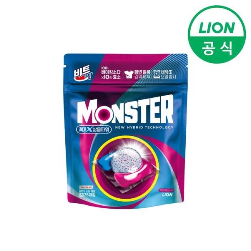 라이온코리아 비트 몬스터 팟 10X 삶음파워 유칼립투스 러쉬 25개입 (1개)