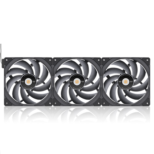 써멀테이크 TOUGHFAN EX14 Pro (3팩, 블랙)_이미지