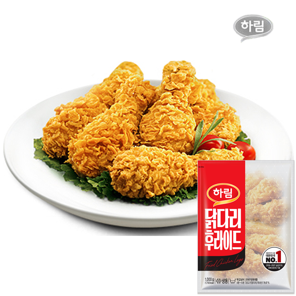 하림 닭다리 후라이드 1kg (1개)_이미지