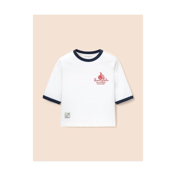 삼성물산 빈폴 키즈 7부 링거 티셔츠 아이보리 BI5241U030 Z309317 GX48054262D-D41