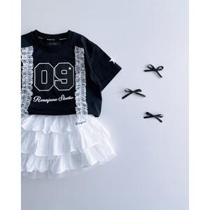 로아앤제인 마법 티셔츠+앤유캉캉 스커트 아이보리 RJ25MTS30SK01_이미지