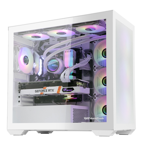 darkFlash DLX4000 MESH 강화유리 (화이트)_이미지