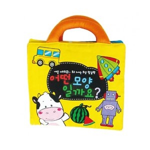 제리마트 헝겊책2권-어떤모양일까요 18.5X21 W6FEDA8 모양익힘 촉감발달완구