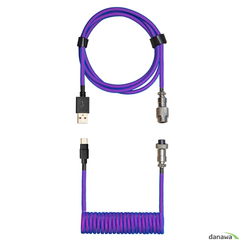 쿨러마스터 코일형 C타입 항공 케이블 KB-CLZ1 (1.5m)_이미지