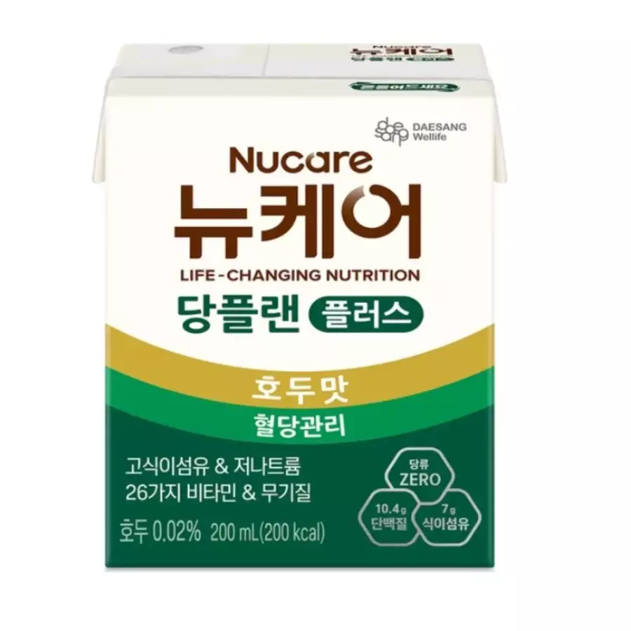 대상웰라이프 뉴케어 당플랜 호두맛 플러스 200ml (24개)