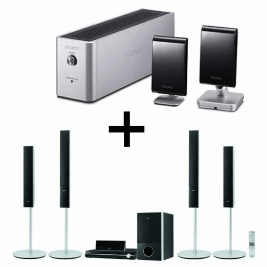 SONY DAV-DZ750K + 무선송수신기 (WAHT-SD1)_이미지