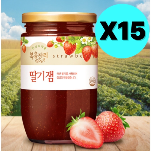 복음자리 딸기잼 640g (15개)_이미지