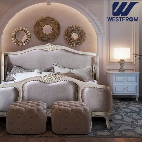 웨스트프롬 루벤스 원목 침대 K (B3독립)_이미지