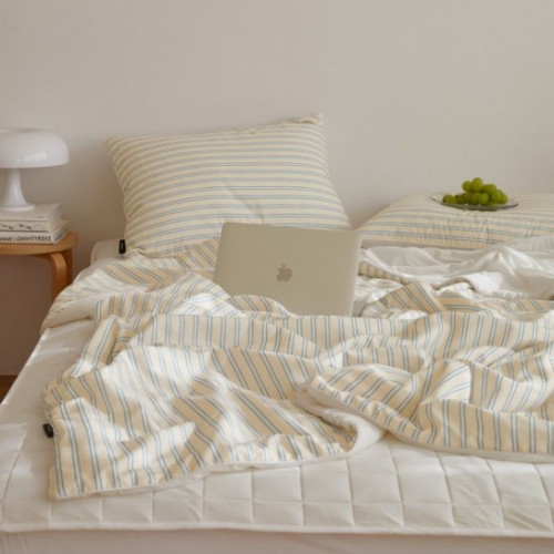  마틸라 스판냉감 밀착쿨링 쿨에어핏 저데니아솜 여름 차렵이불 패드 세트 [슈퍼싱글 SS]