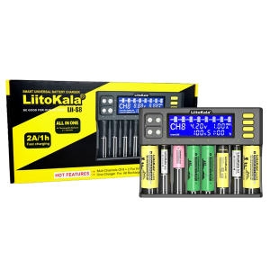 KDsafe 리토칼라 Lii-S8 18650 AA AAA 배터리 건전지 8구 충전기_이미지