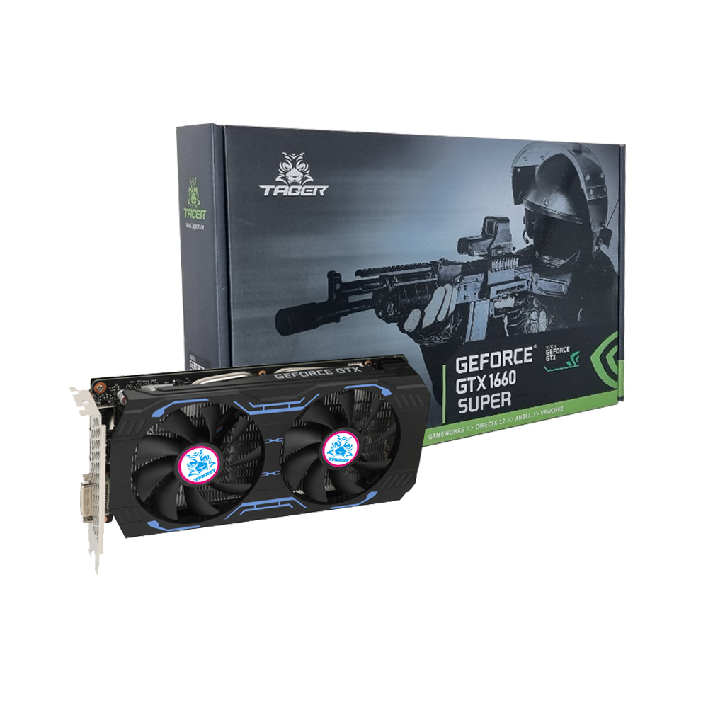 TAGER 지포스 <b>GTX</b> <b>1660</b> SUPER K D6 6GB