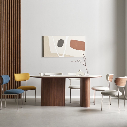 제퍼슨가구 리베르 포세린 세라믹 식탁 1800 (의자6개)_이미지