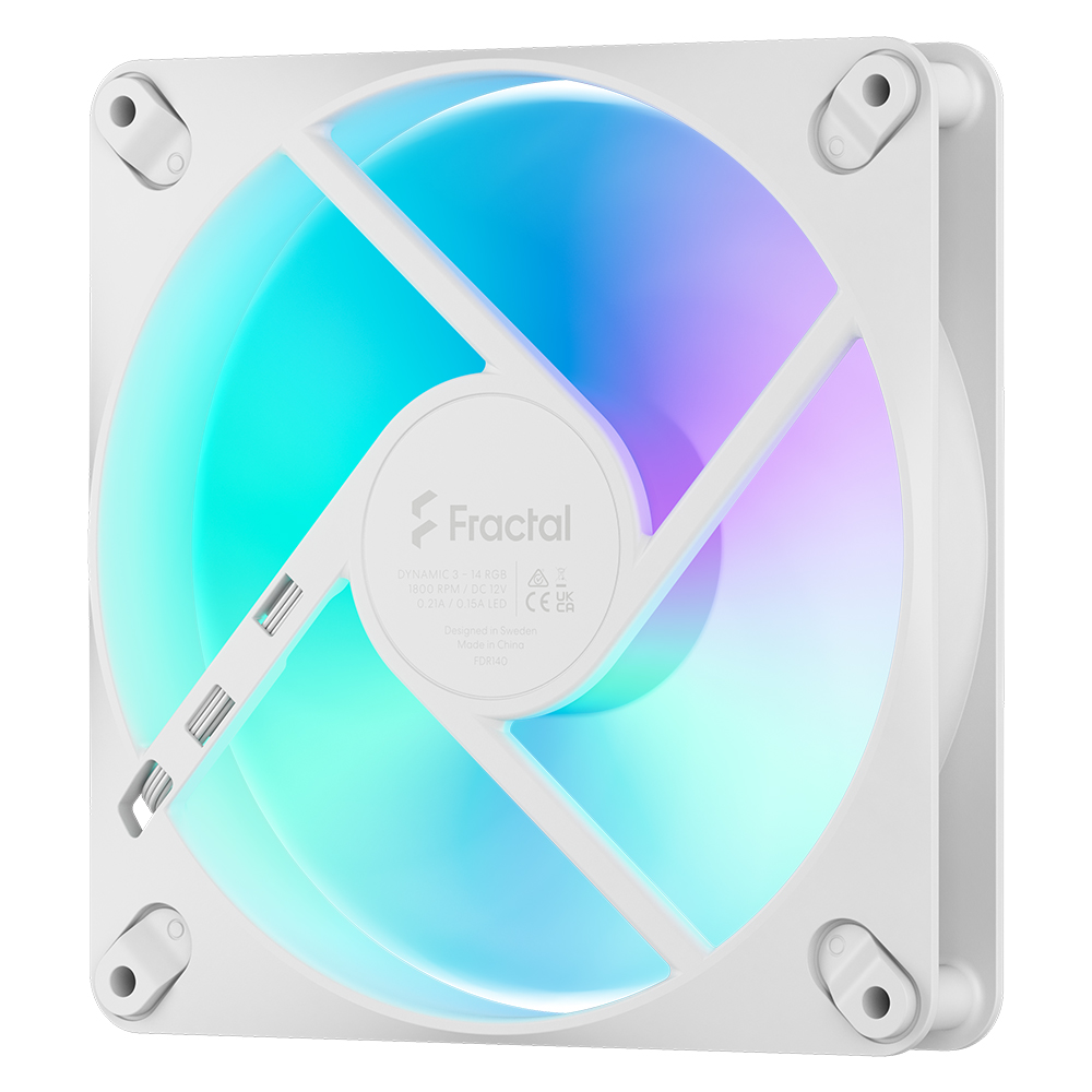 Fractal Design Dynamic3 14 RGB (화이트)_이미지