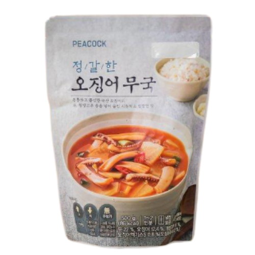 이마트 피코크 정갈한 오징어무국 500g (1개)_이미지