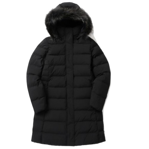 코오롱스포츠 라쿤퍼 후디다운 TVJDW23542BLK_이미지