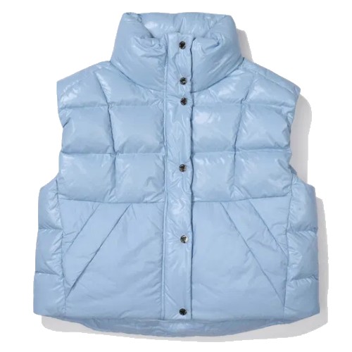 휠라 프리미엄 퀼팅 구스다운 패딩베스트 FS2DVF4161F (LBU, 라이트블루)