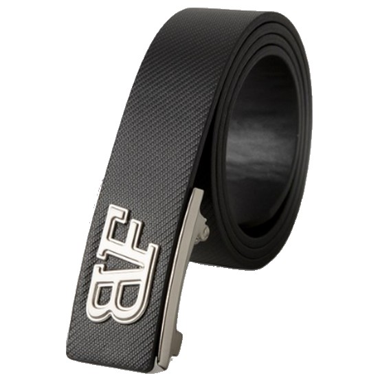 블랑플뢰르 BF 소가죽 자동 골프 벨트 숏 (블랙)