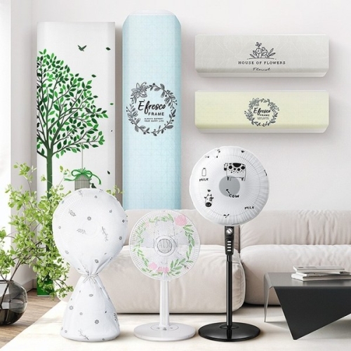 무풍에어컨 에어컨커버_플라워 스탠드/벽걸이_이미지