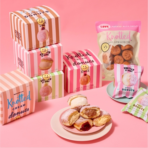 벨리푸드 노티드 도넛 100g 5종 15입+슈크림만주 1개_이미지