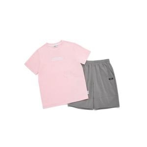 반팔/반바지 상하세트 BABY PINK (K232UPB810)